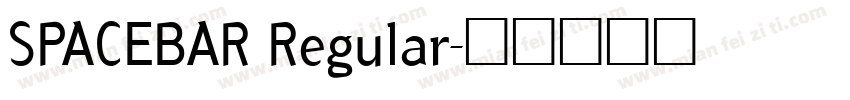 SPACEBAR Regular字体转换